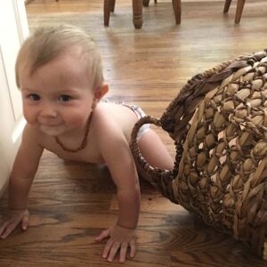 baby crawling