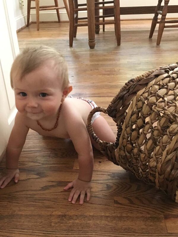 baby crawling