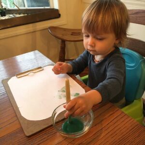 toddler painting